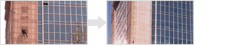 석제의 본드오염 제거 